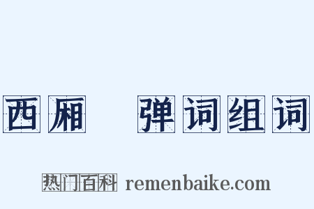 西厢搊弹词组词是什么意思的图片